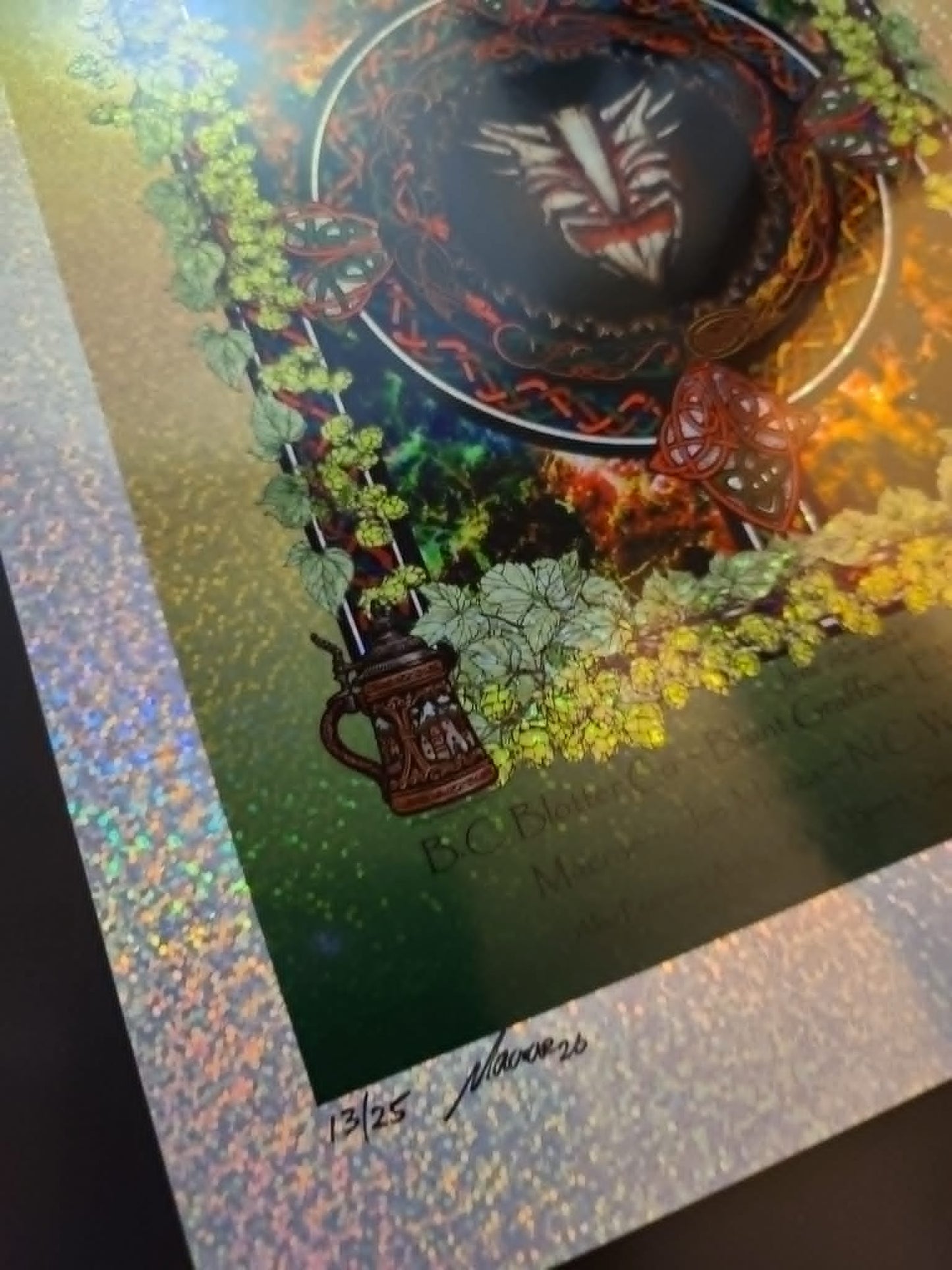 Prints and Pints Spring Fling Art Show 2026 Foil 8.5X11