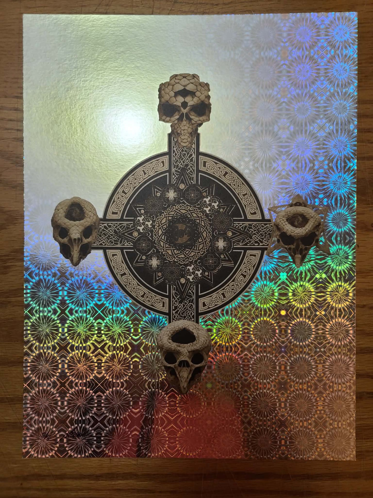 TOOL ROSETTA STONED 9x12 Fireworks Foil Art Print