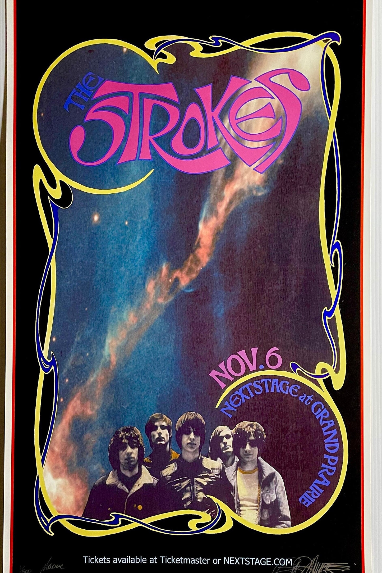 The Strokes, Grand Prairie Texas 2003 Original S/N Edition