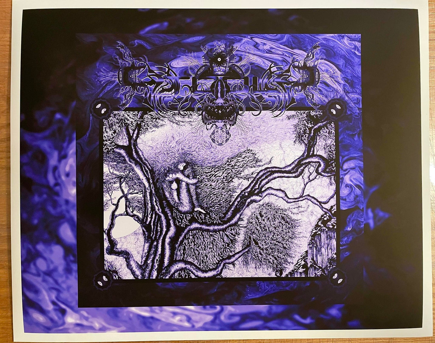 Deceiver Ed of 15 Fear Inoculum. TOOL Song Series Print Purple Variant