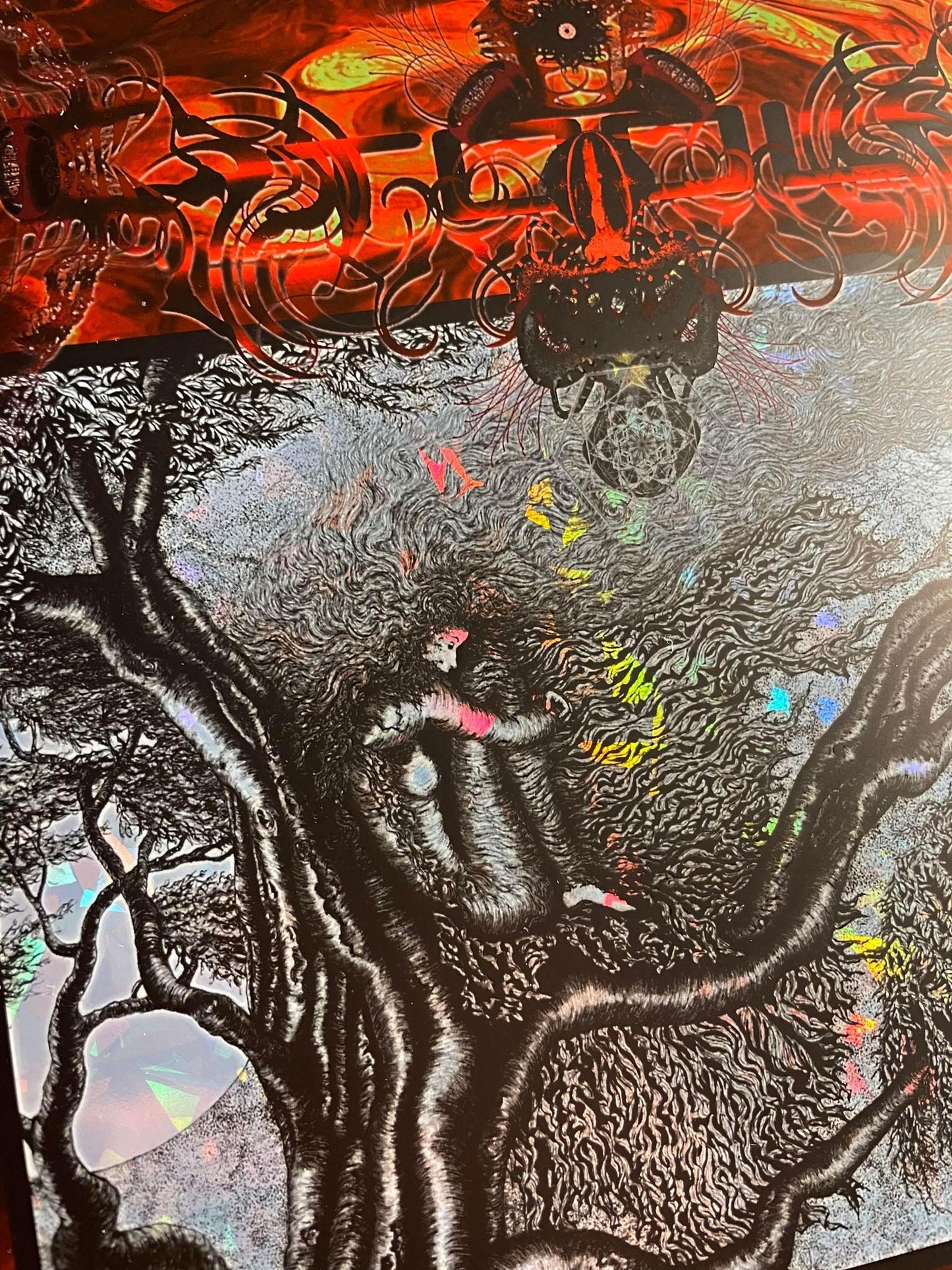 Fear Inoculum Foil Handbill Main Edition (Red) 6.5X5