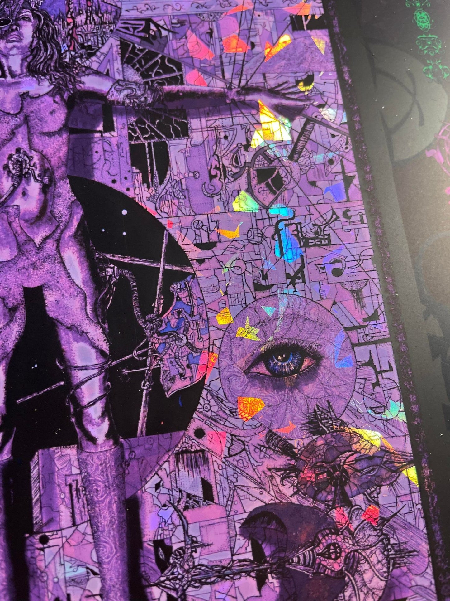 TOOL Purple Osaka Shatter Foil 8x10 Edition of 10