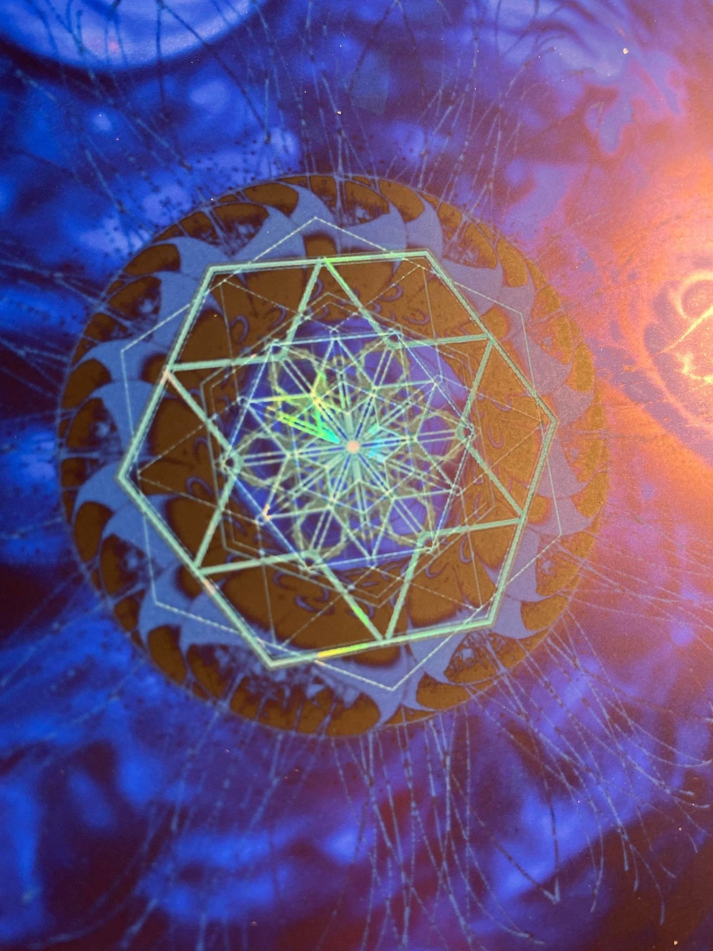 ELEMENTS V BLUE Foil Handbill Variant 5X5