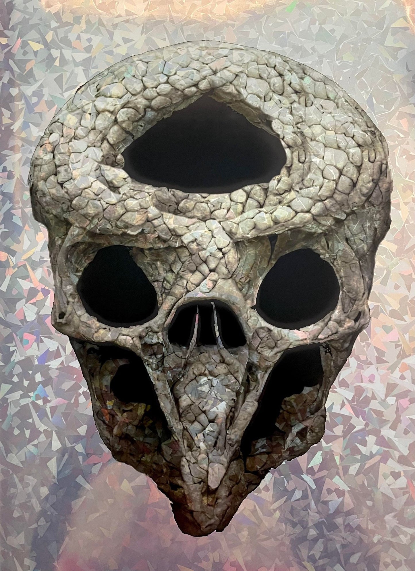 Third Eye Skull Vol III 8x10 Shatter Foil Main Edition AP (Artist Proof)