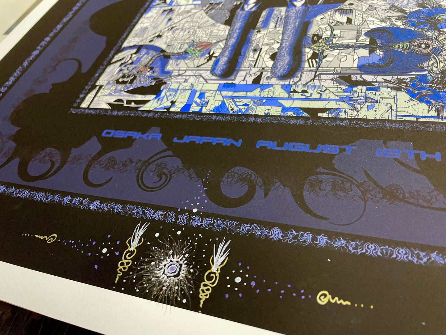 TOOL Osaka Japan 2006 Blue Variant AP W/ Large Doodle