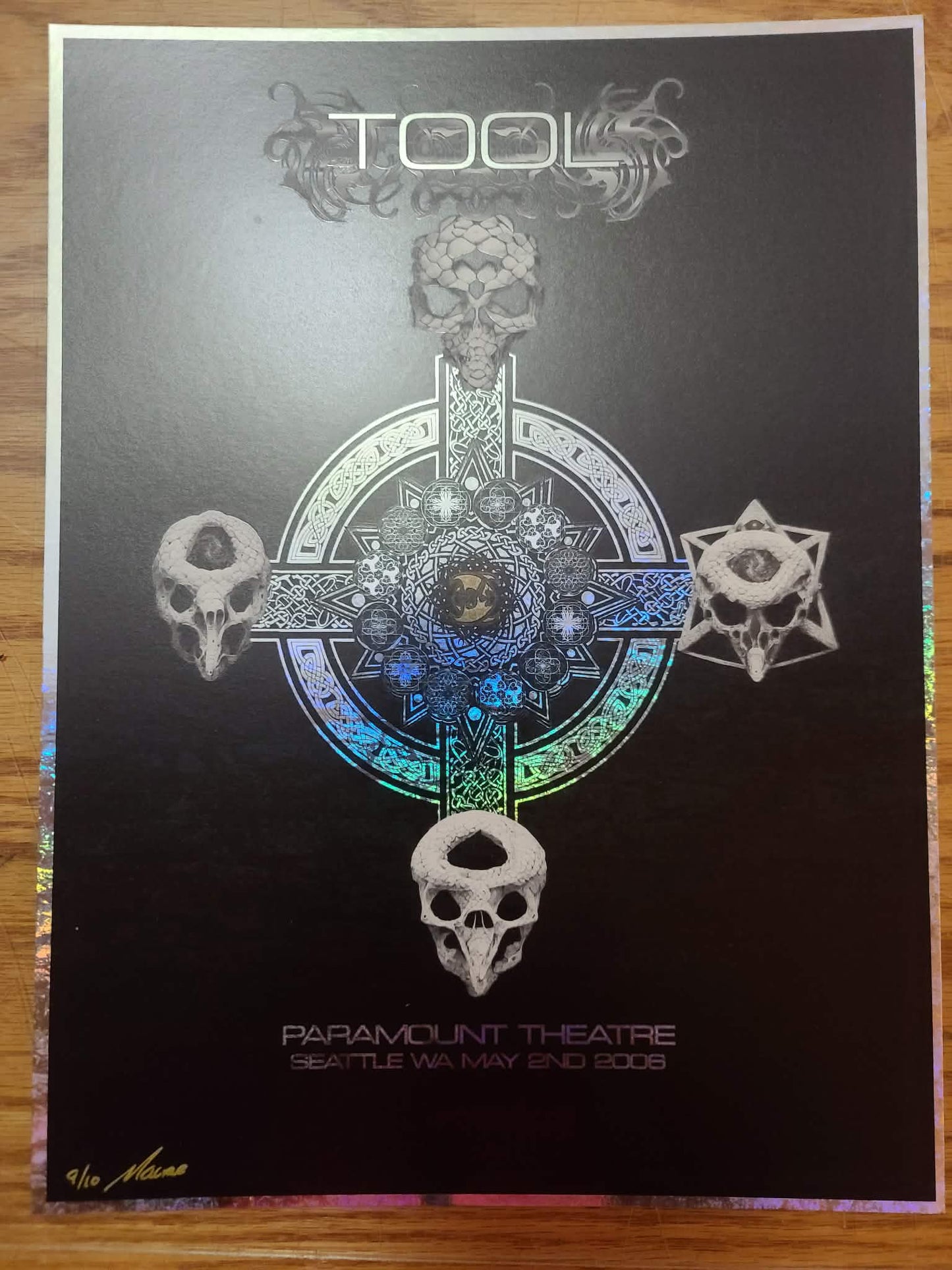 TOOL Paramount 06 9x12 STONEWALL Foil Art Print
