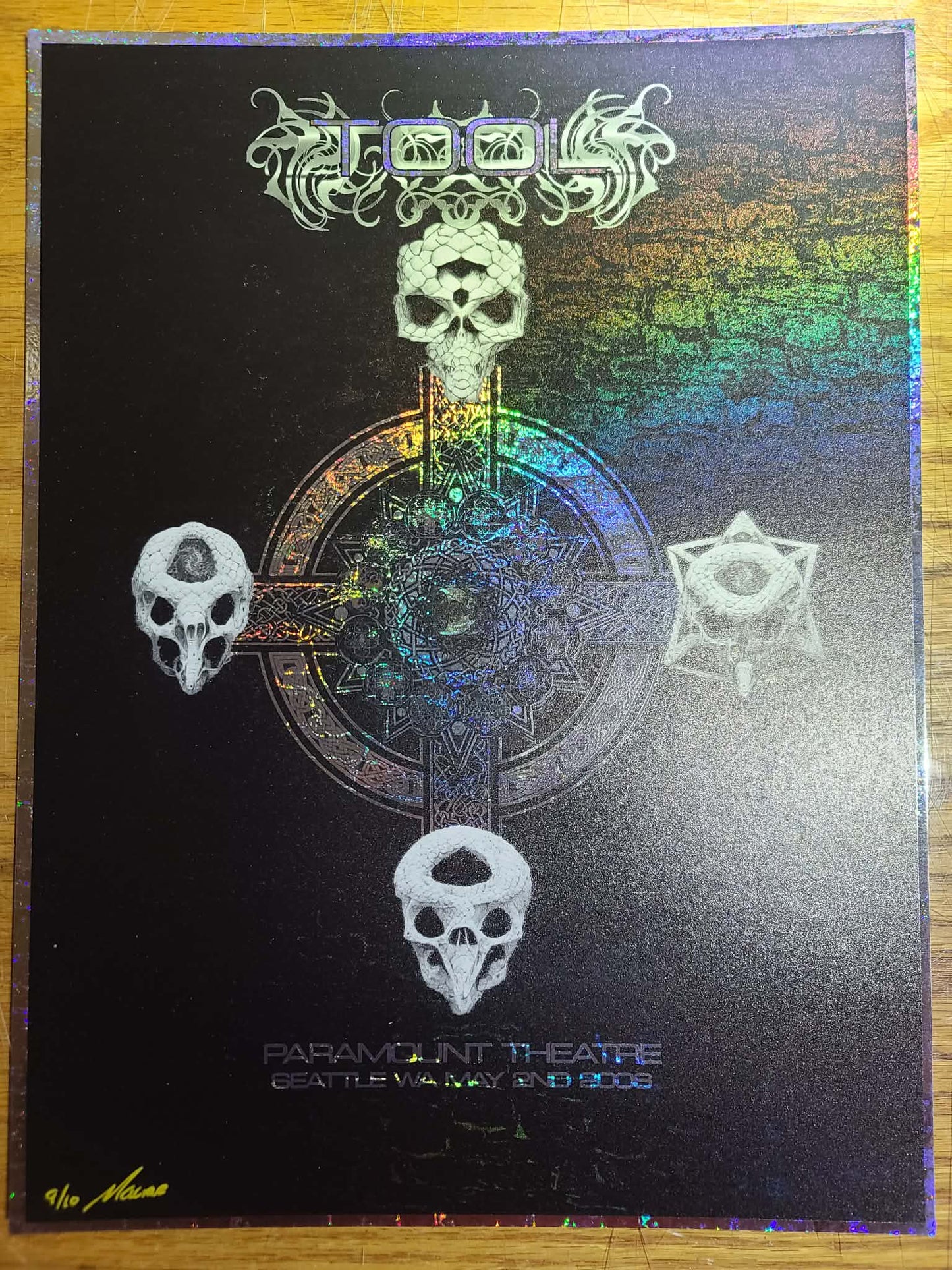 TOOL Paramount 06 9x12 STONEWALL Foil Art Print