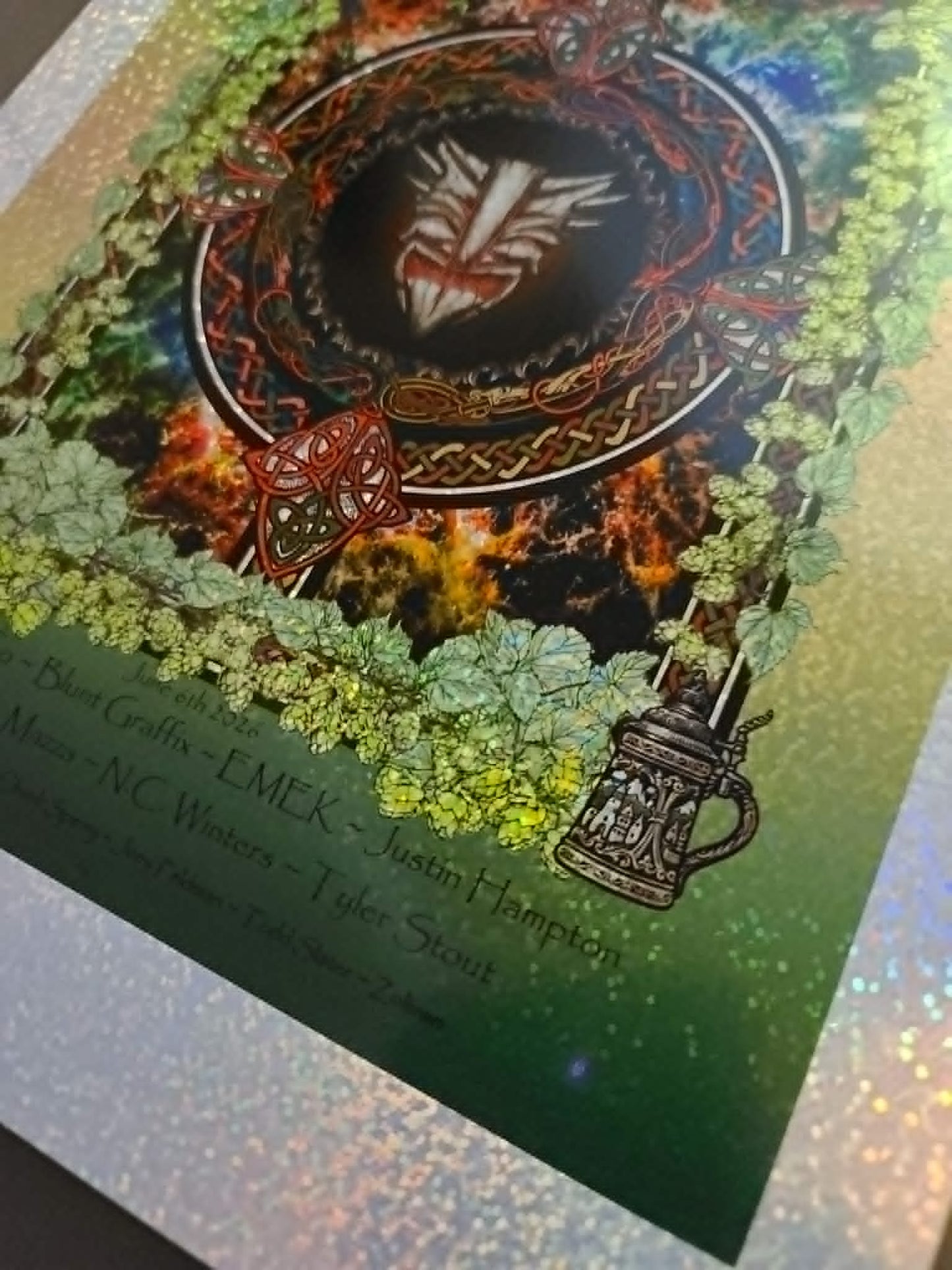 Prints and Pints Spring Fling Art Show 2026 Foil 8.5X11