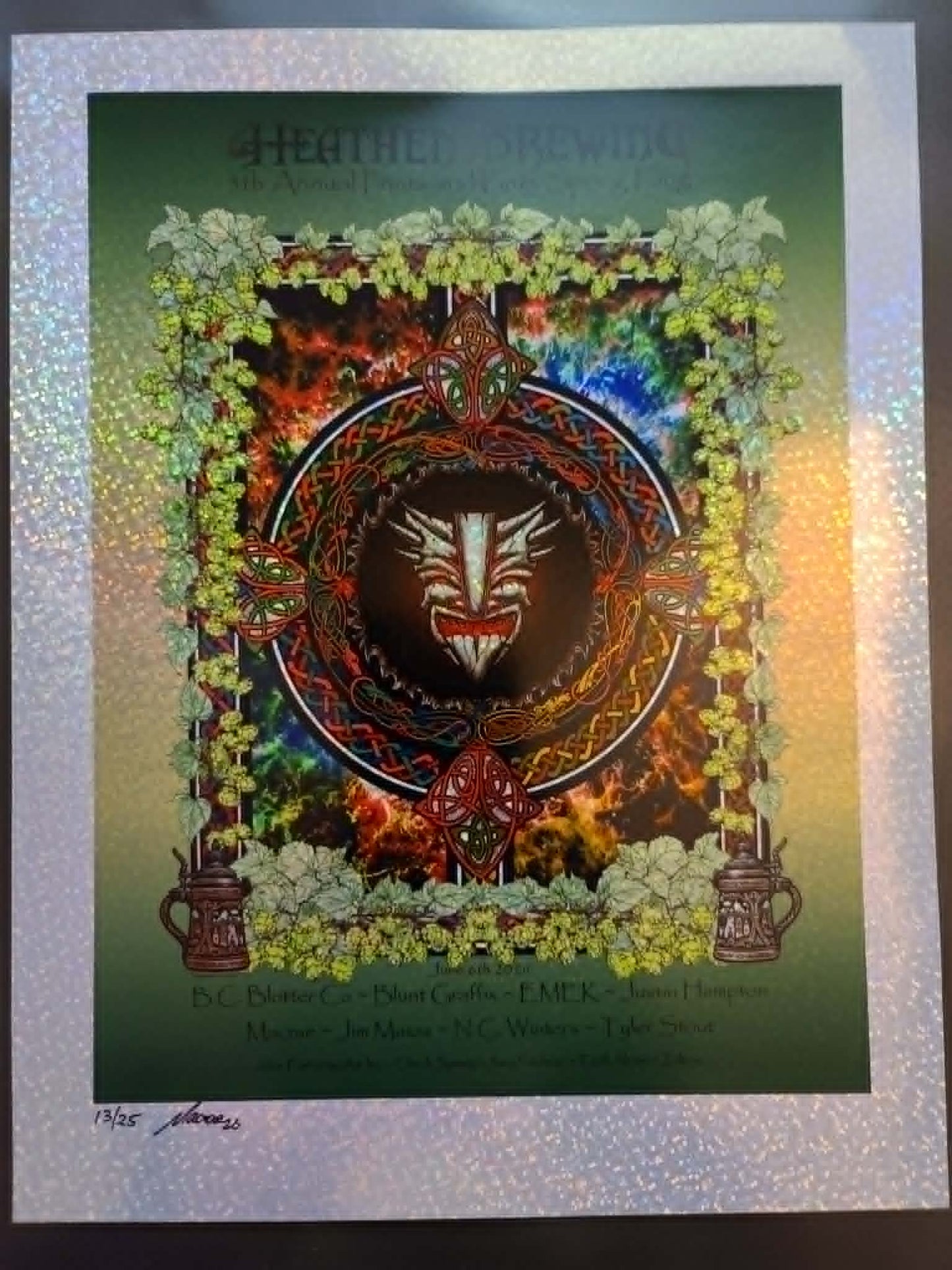 Prints and Pints Spring Fling Art Show 2026 Foil 8.5X11