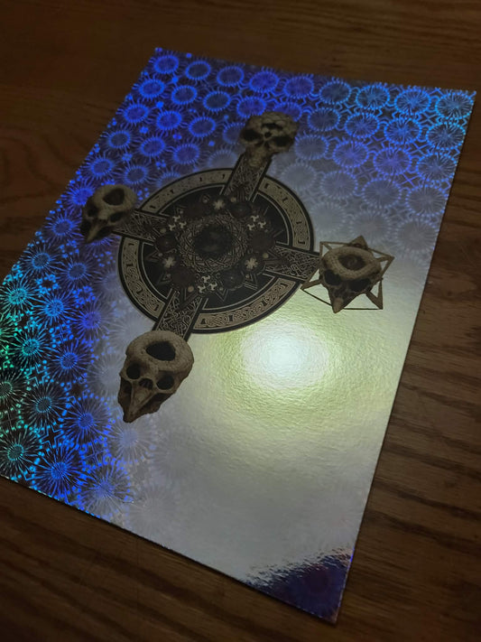 TOOL ROSETTA STONED 9x12 Fireworks Foil Art Print