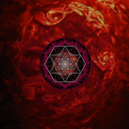 ELEMENTS V Fear Inoculum 8x8 Foil AP Print. Signed. Red Variant