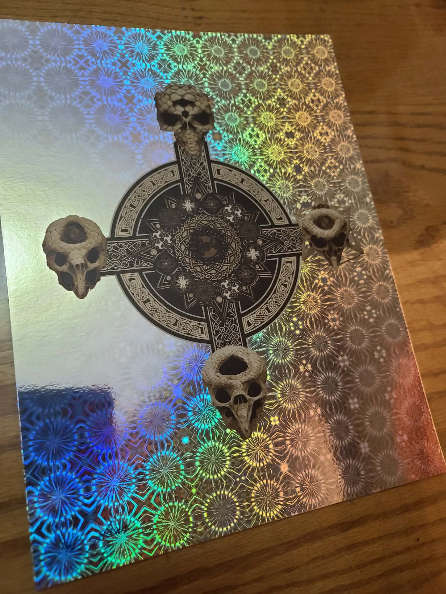 TOOL ROSETTA STONED 9x12 Fireworks Foil Art Print