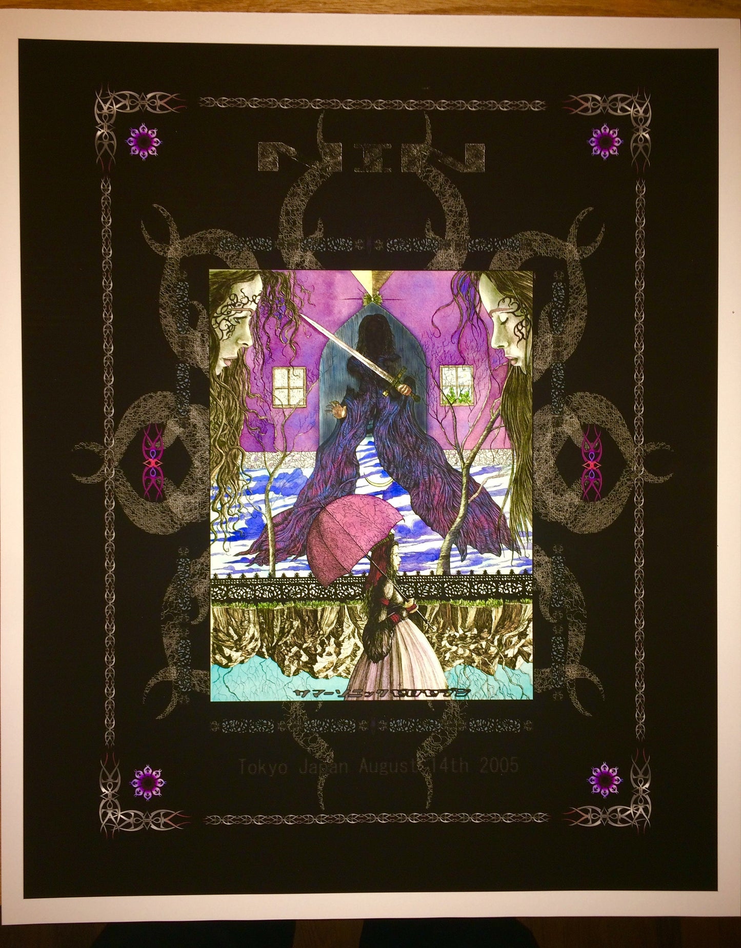 Nine Inch Nails Tokyo Japan 2005 Original Edition Show Poster by Macrae/Ulysses