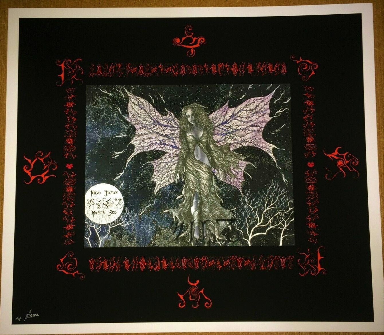 A Perfect Circle Tokyo Japan 2005 Original Signed and Numbered Edition of 350