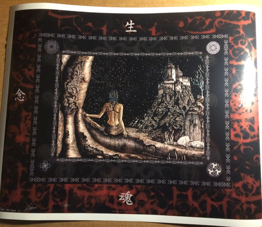 TOOL Song Series Print #1 of 3 "Pneuma" Blood Variant on Matte Paper Stock. Edition of 75