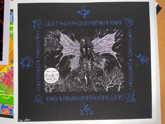 A Perfect Circle Tokyo 2005 15th Anniversary "Zombie" Variant Blue Test Print