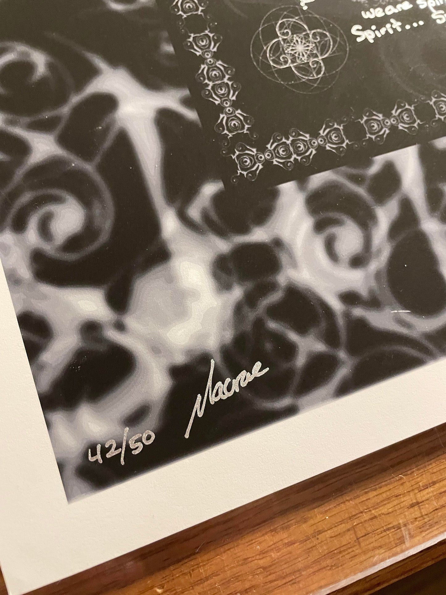 TOOL "Pneuma" LYRIC DOODLED Infancy Variant on Matte Paper Stock.