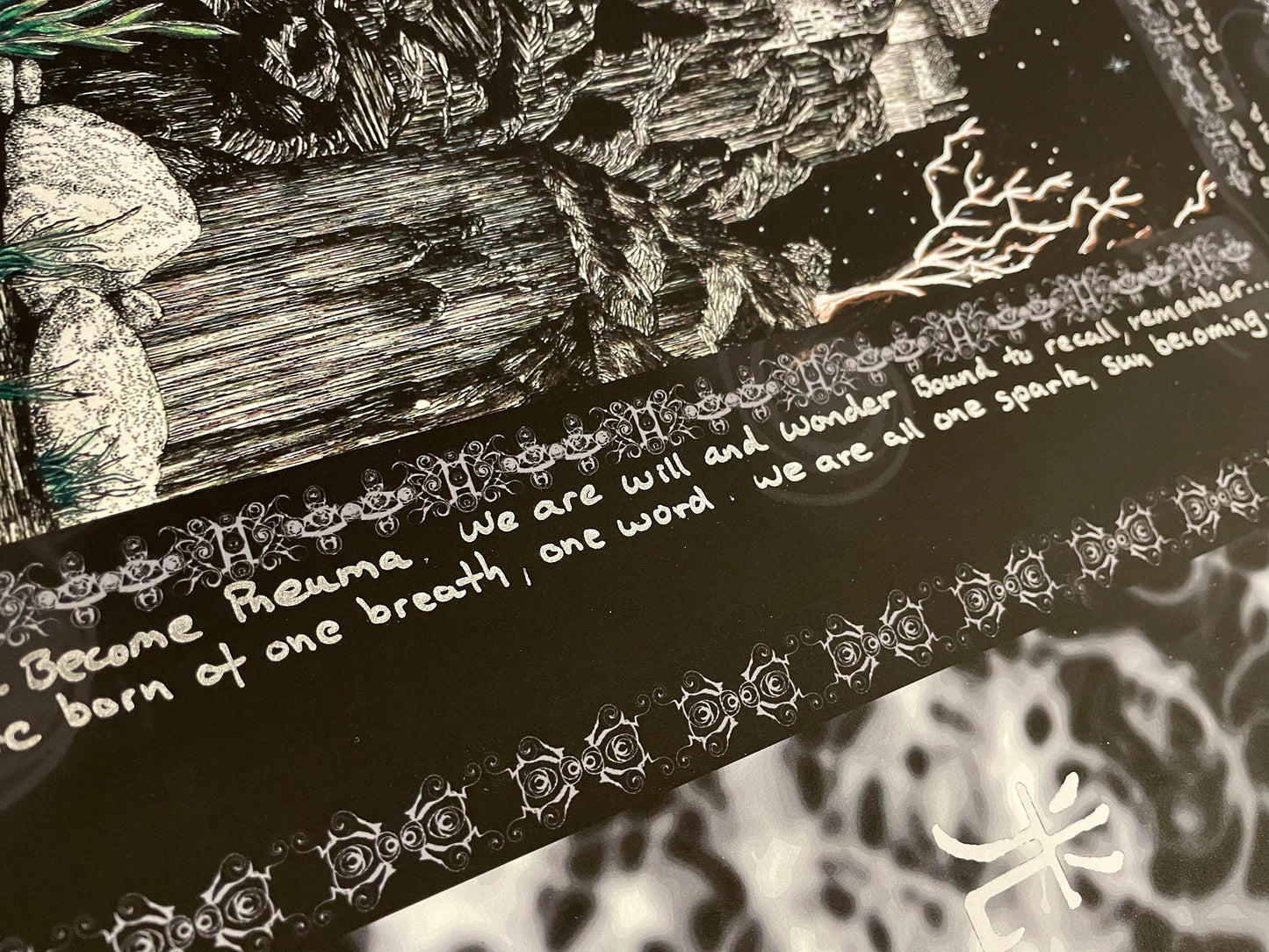 TOOL "Pneuma" LYRIC DOODLED Infancy Variant on Matte Paper Stock.