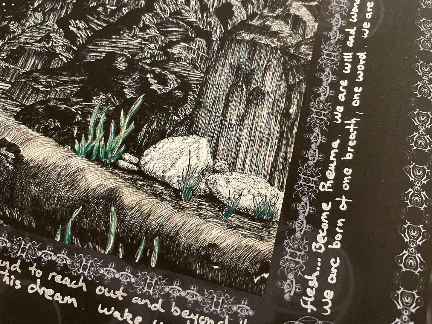 TOOL "Pneuma" LYRIC DOODLED Infancy Variant on Matte Paper Stock.