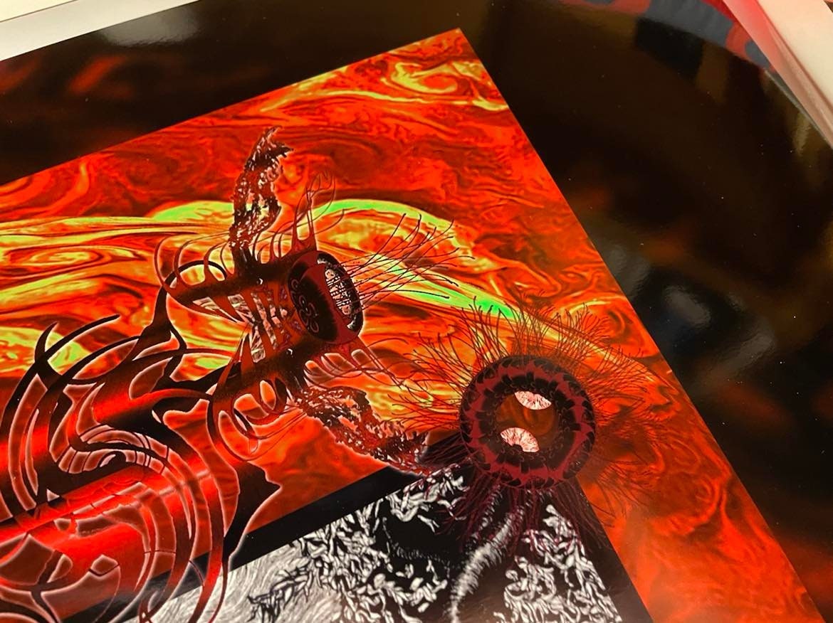 Main Ed of 60 Fear Inoculum. TOOL Song Series Print