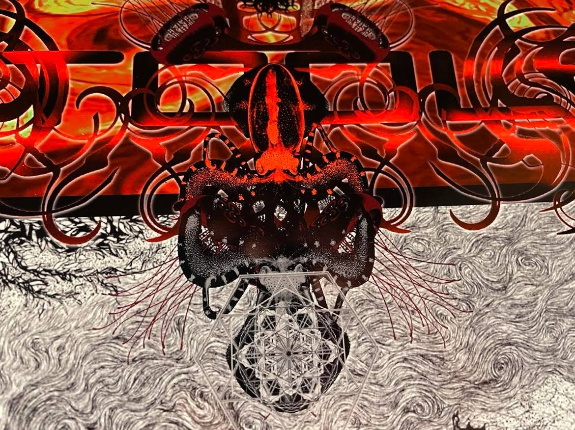Main Ed of 60 Fear Inoculum. TOOL Song Series Print