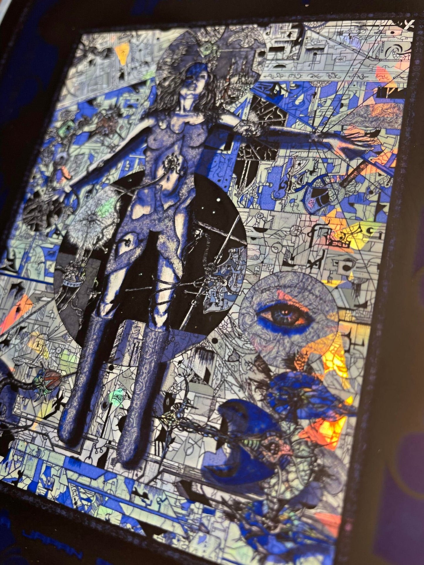 TOOL BLUE Osaka Shatter Foil 8x10 Edition of 10