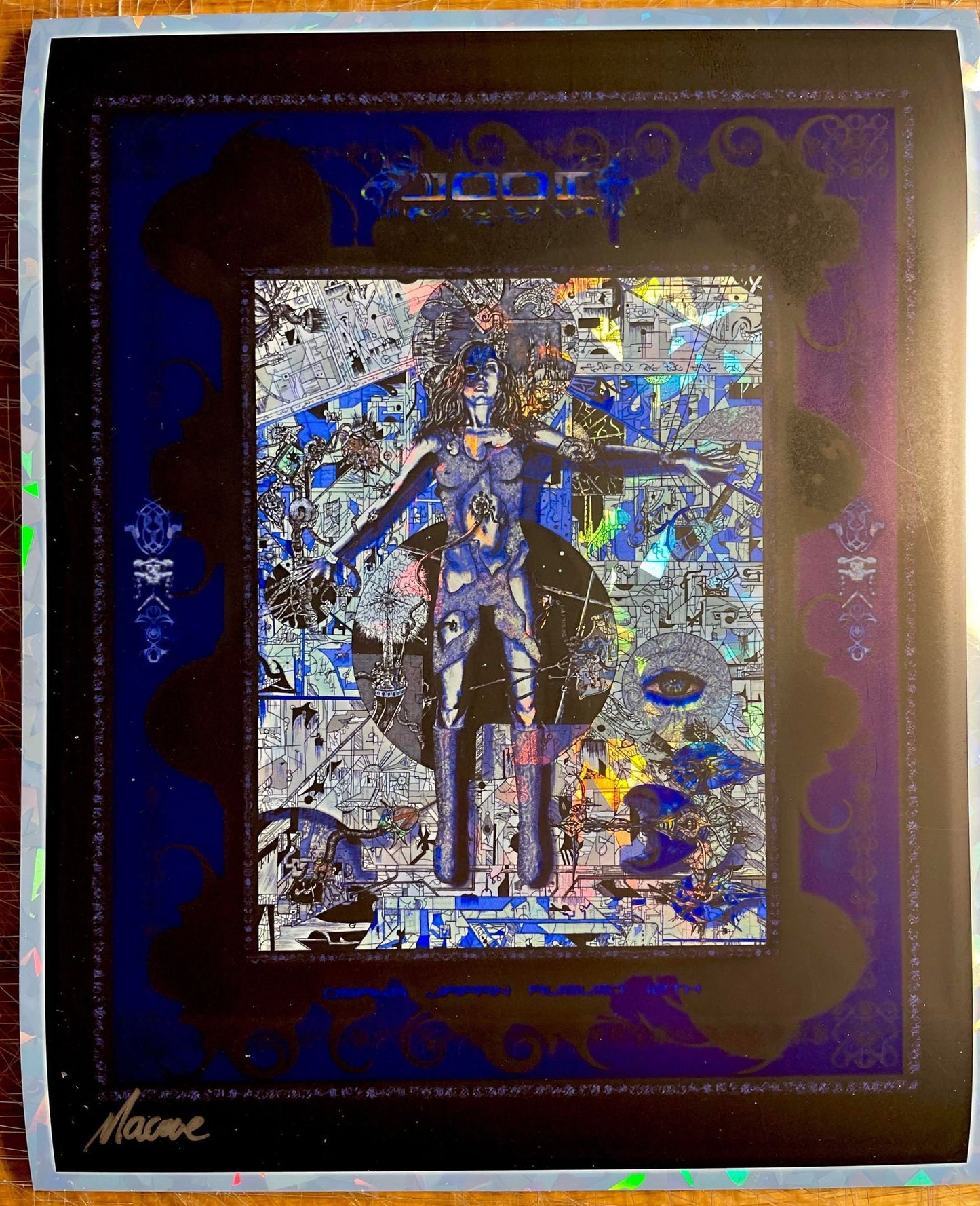 TOOL BLUE Osaka Shatter Foil 8x10 Edition of 10