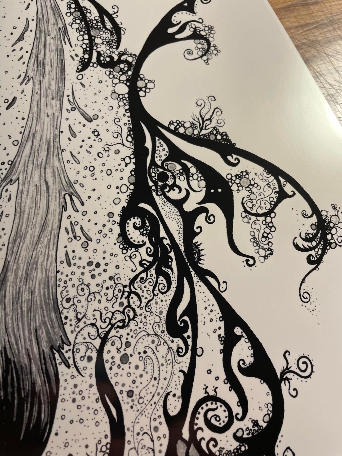 Invincible BnW Edition of 5 Pearl Foil Stock S/N 17X21