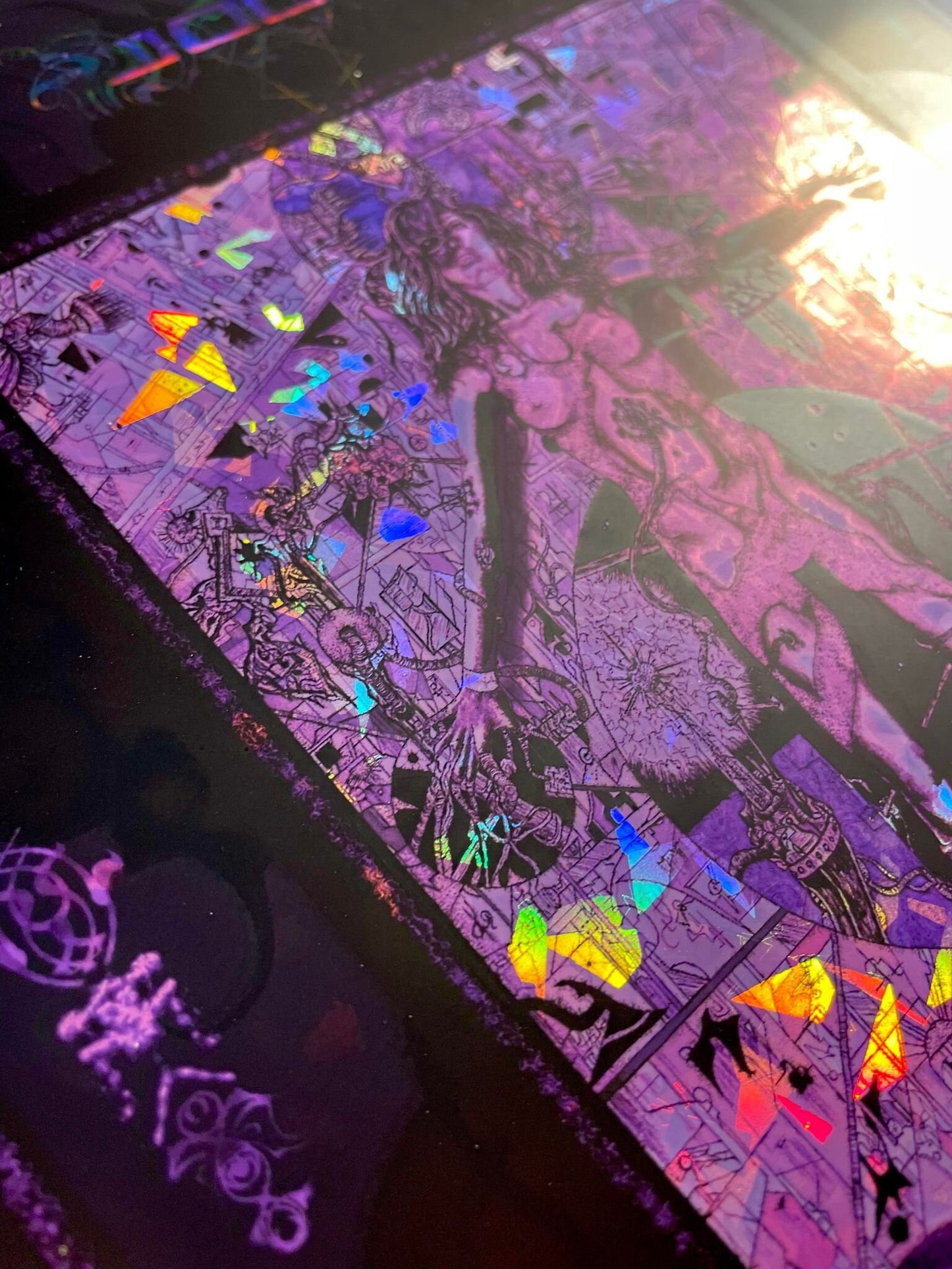 TOOL Purple Osaka Shatter Foil 8x10 Edition of 10
