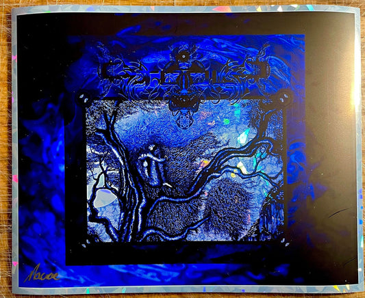 Fear Inoculum Foil Handbill BLUE Variant 6.5X5