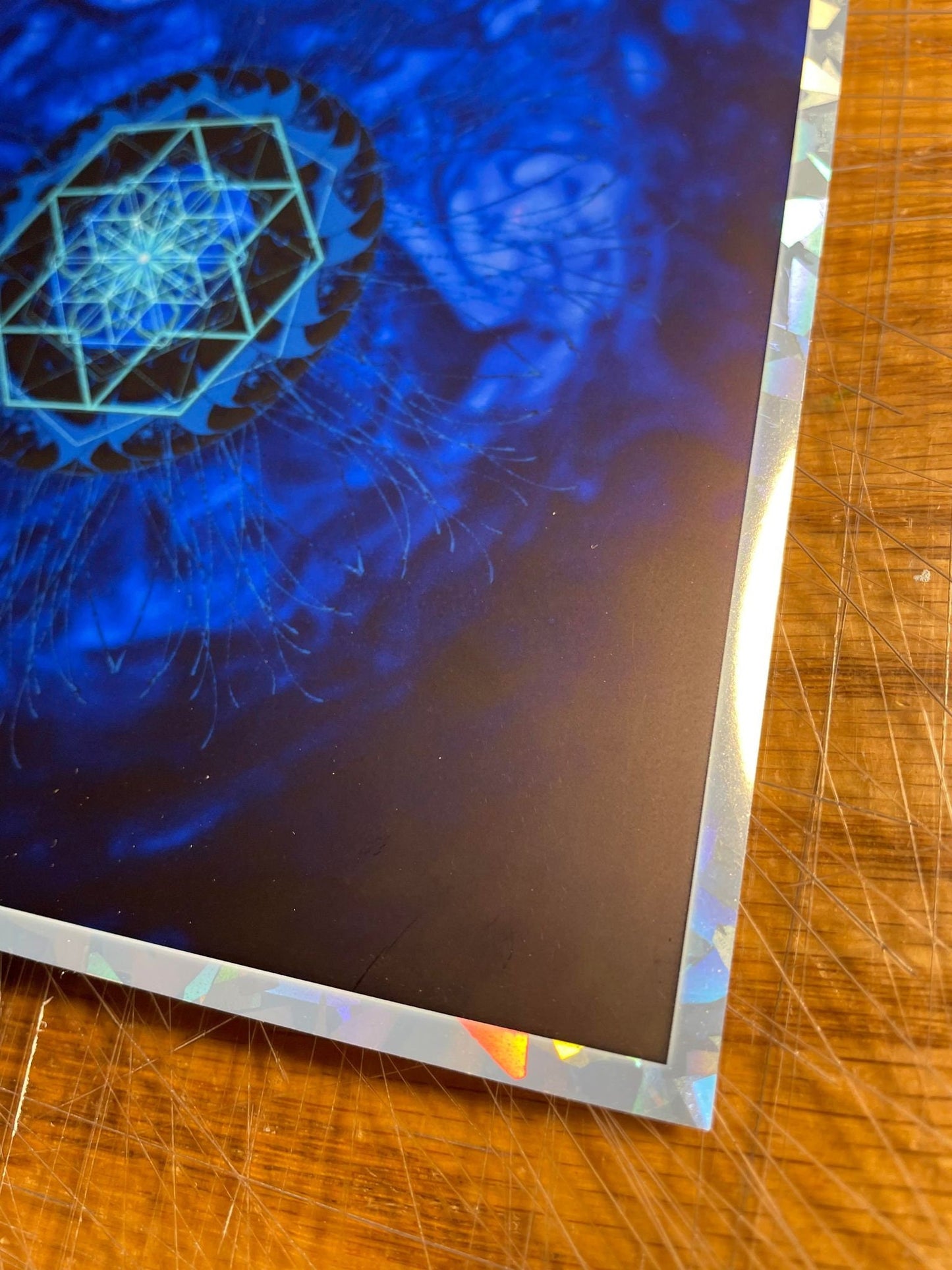 ELEMENTS V BLUE  Foil Handbill Variant 5X5