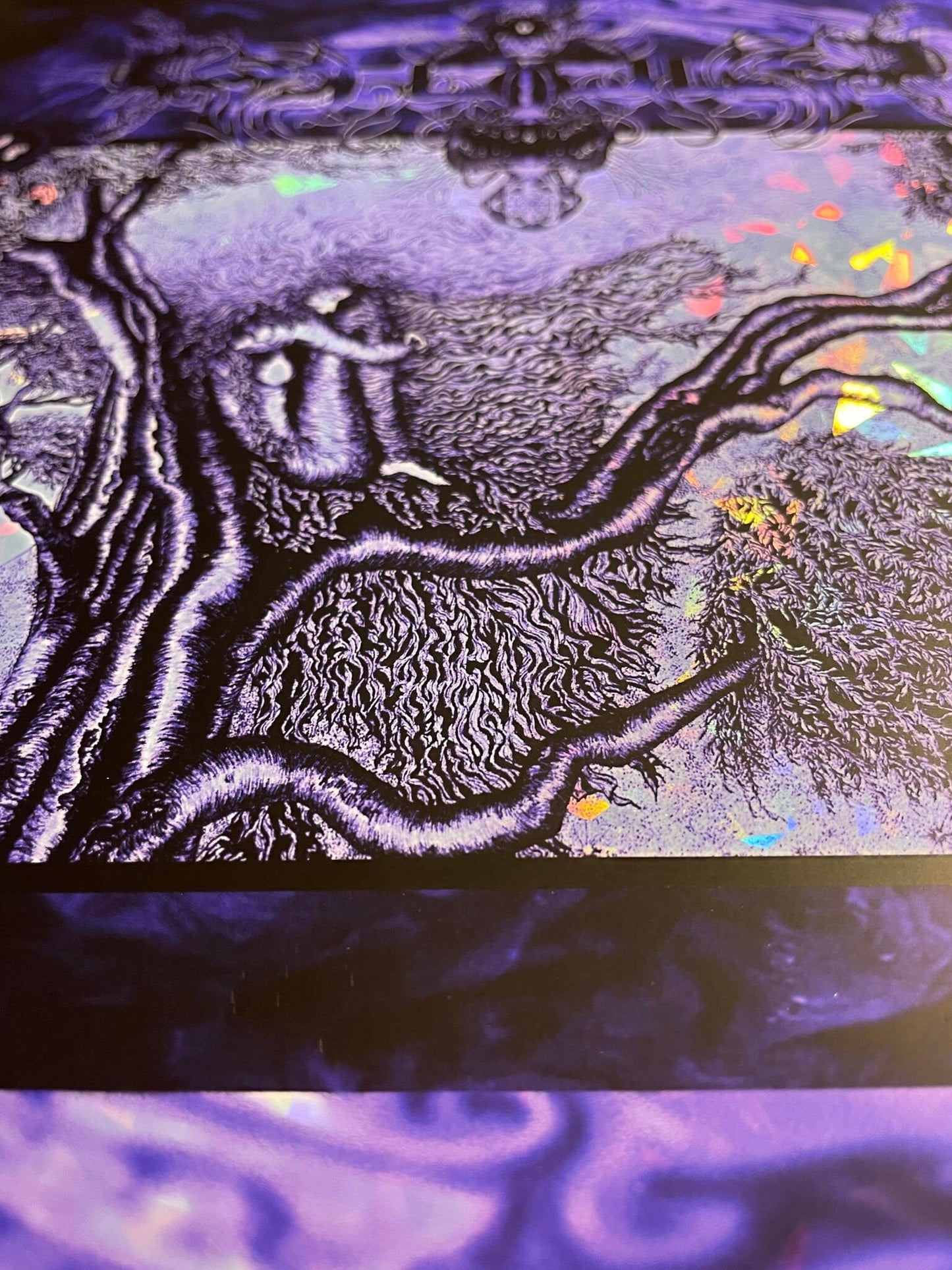 Fear Inoculum Foil Handbill Purple Variant 6.5X5