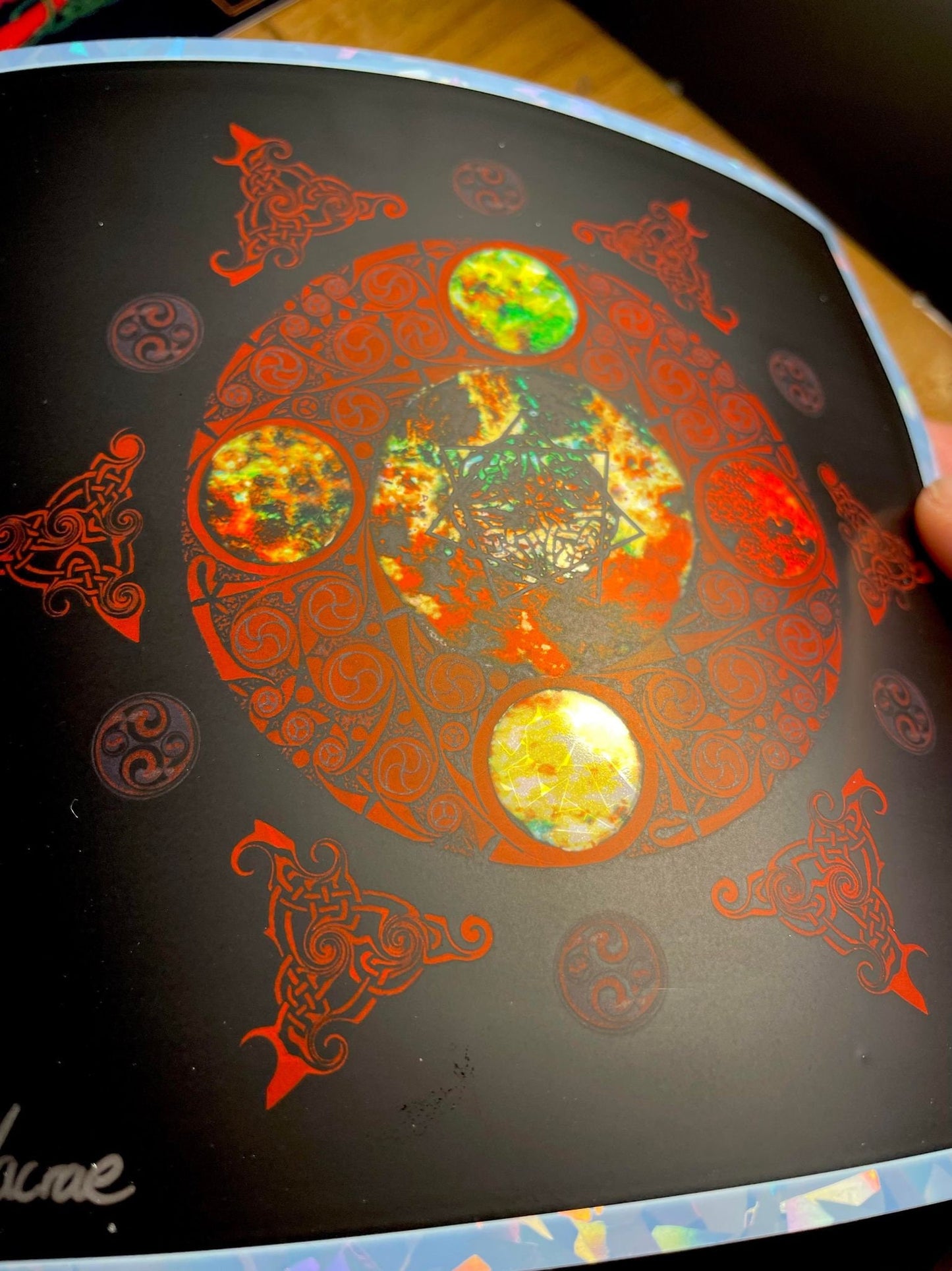 ELEMENTS III Lateralus Foil Handbill 5X5