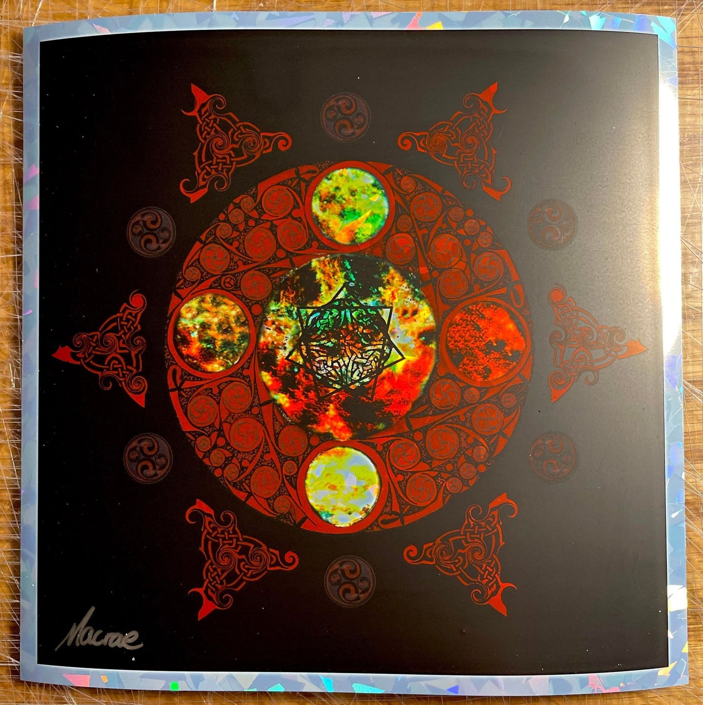 ELEMENTS III Lateralus Foil Handbill 5X5
