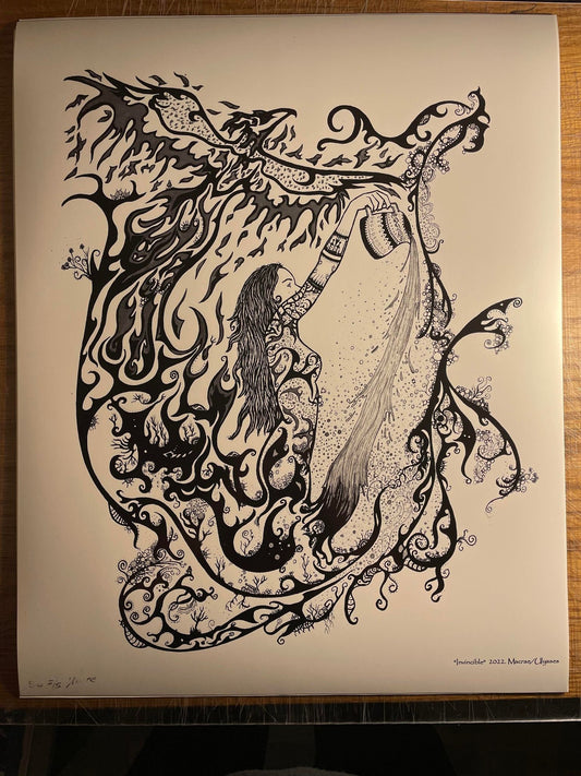 Invincible BnW Edition of 5 Pearl Foil Stock S/N 17X21