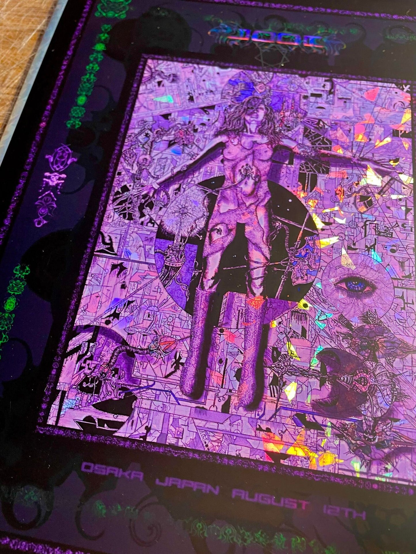 TOOL Purple Osaka Shatter Foil 8x10 Edition of 10