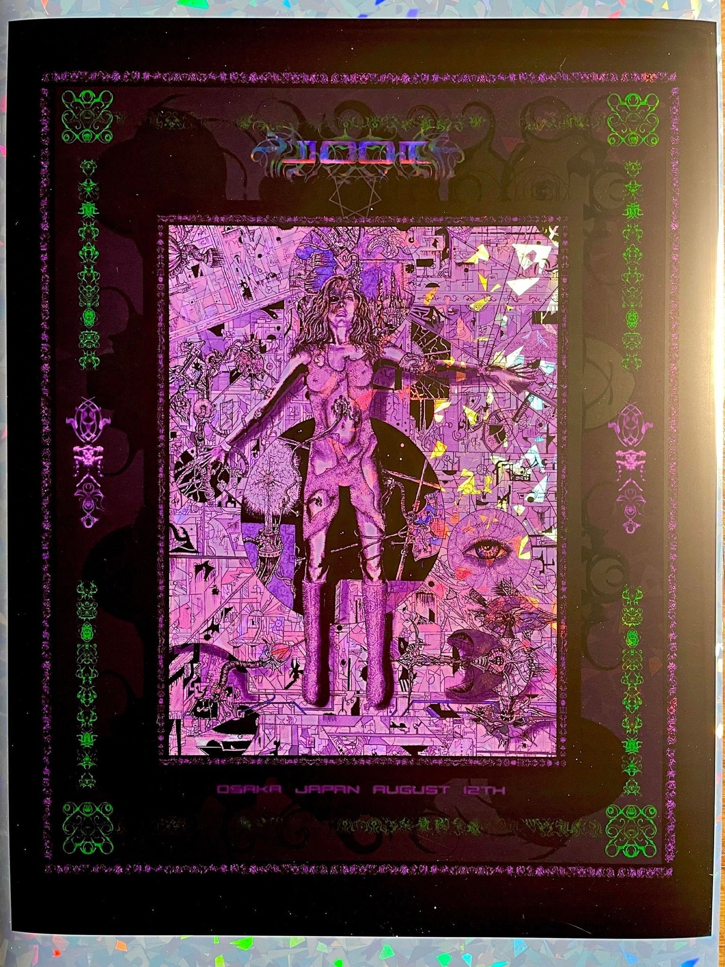 TOOL Purple Osaka Shatter Foil 8x10 Edition of 10