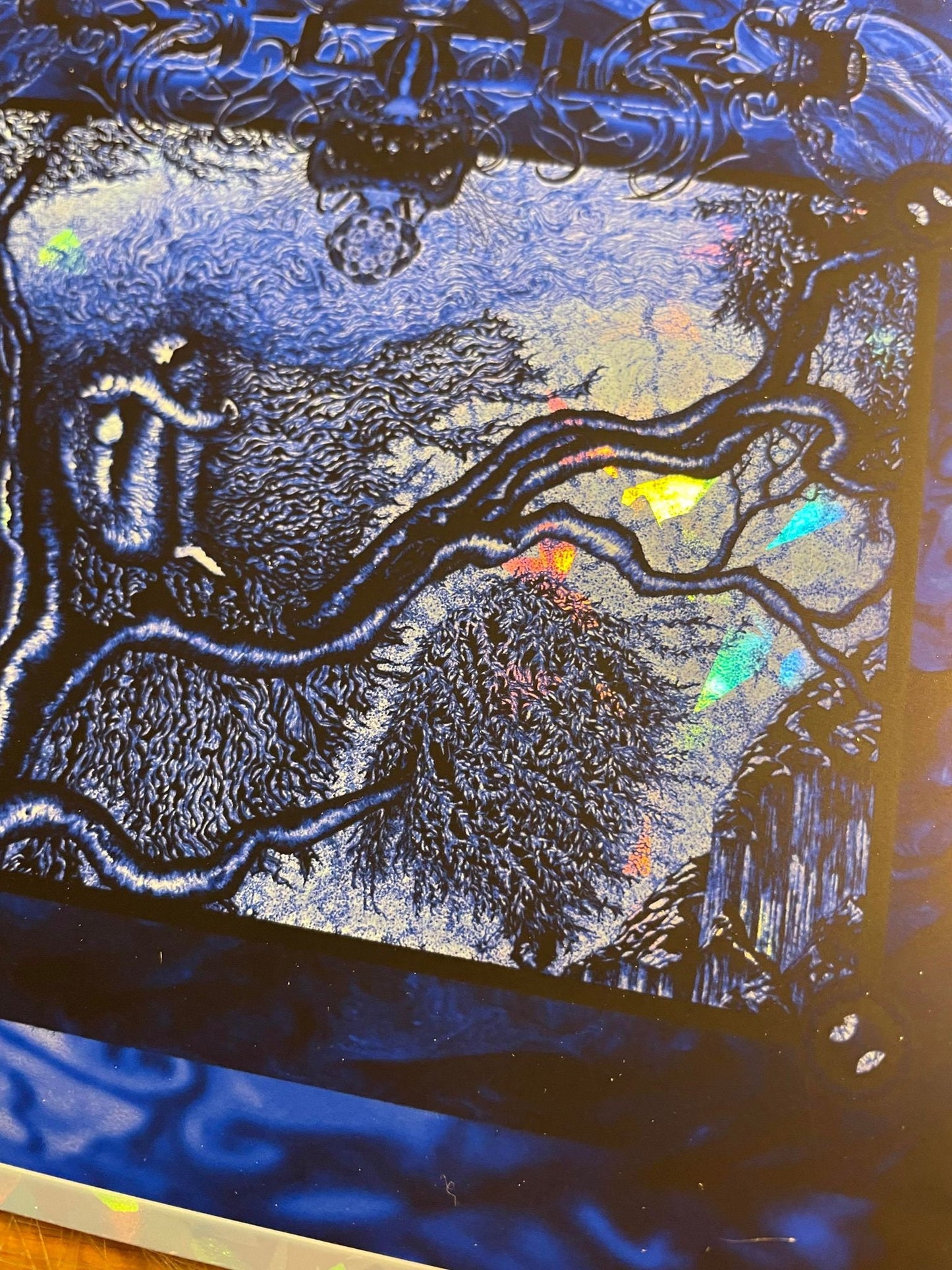 Fear Inoculum Foil Handbill BLUE Variant 6.5X5