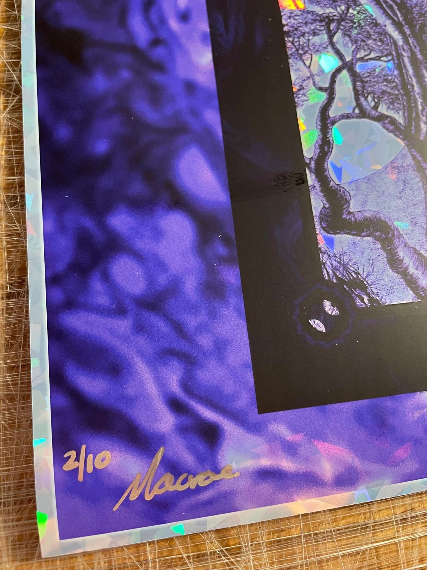 Fear Inoculum Foil Handbill Purple Variant 6.5X5