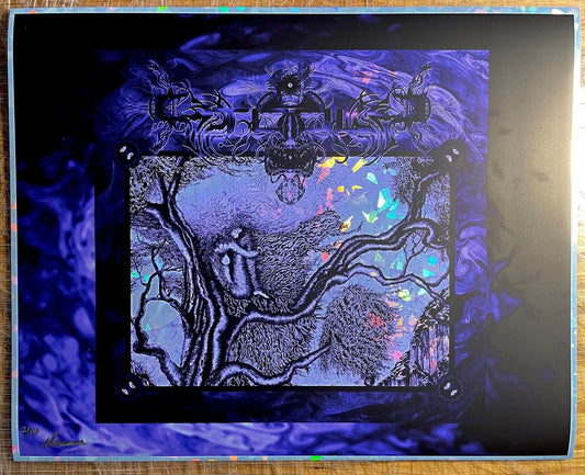 Fear Inoculum Foil Handbill Purple Variant 6.5X5