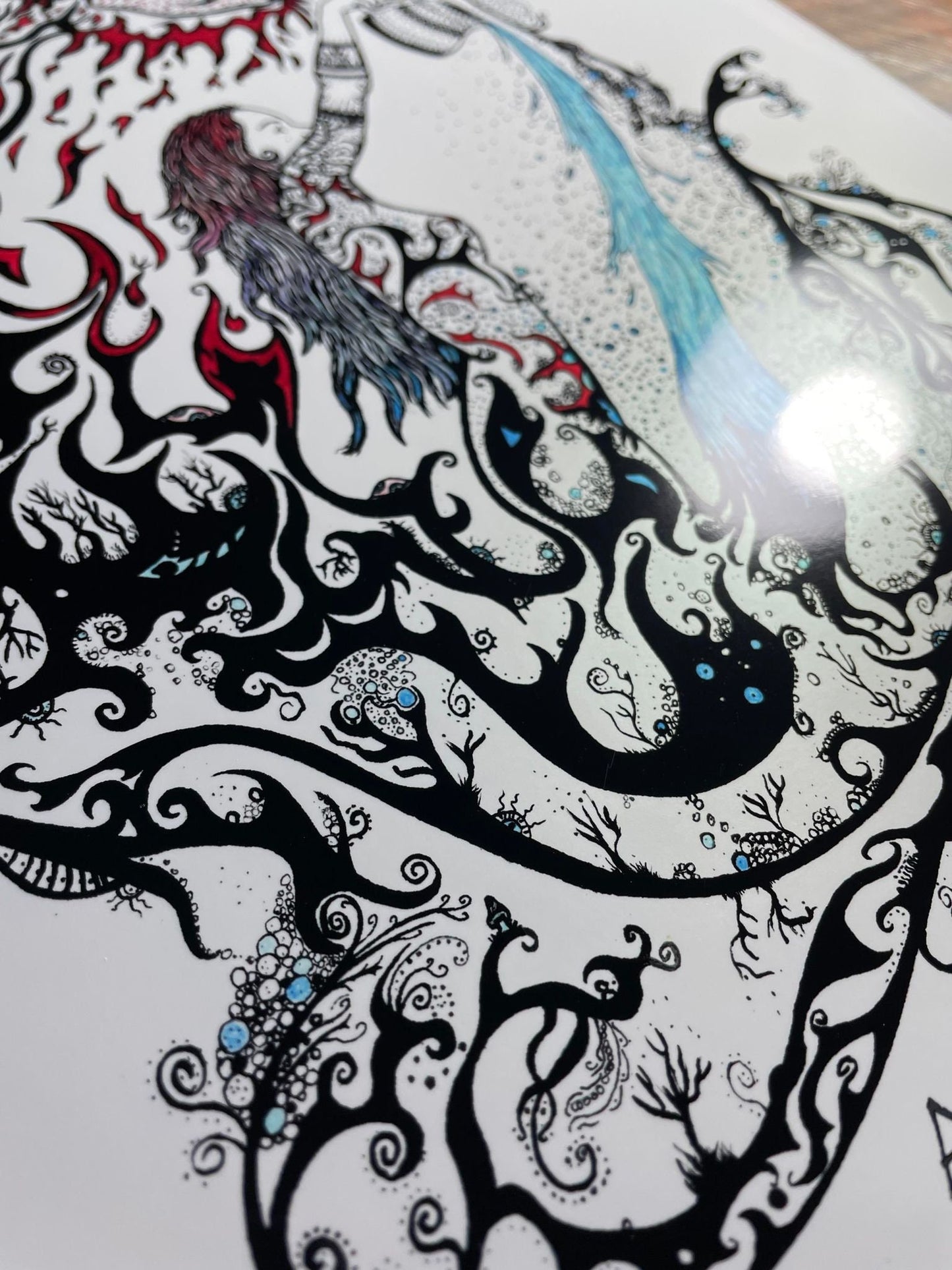 Heathen Brewing Pearlescent Foil Event Poster