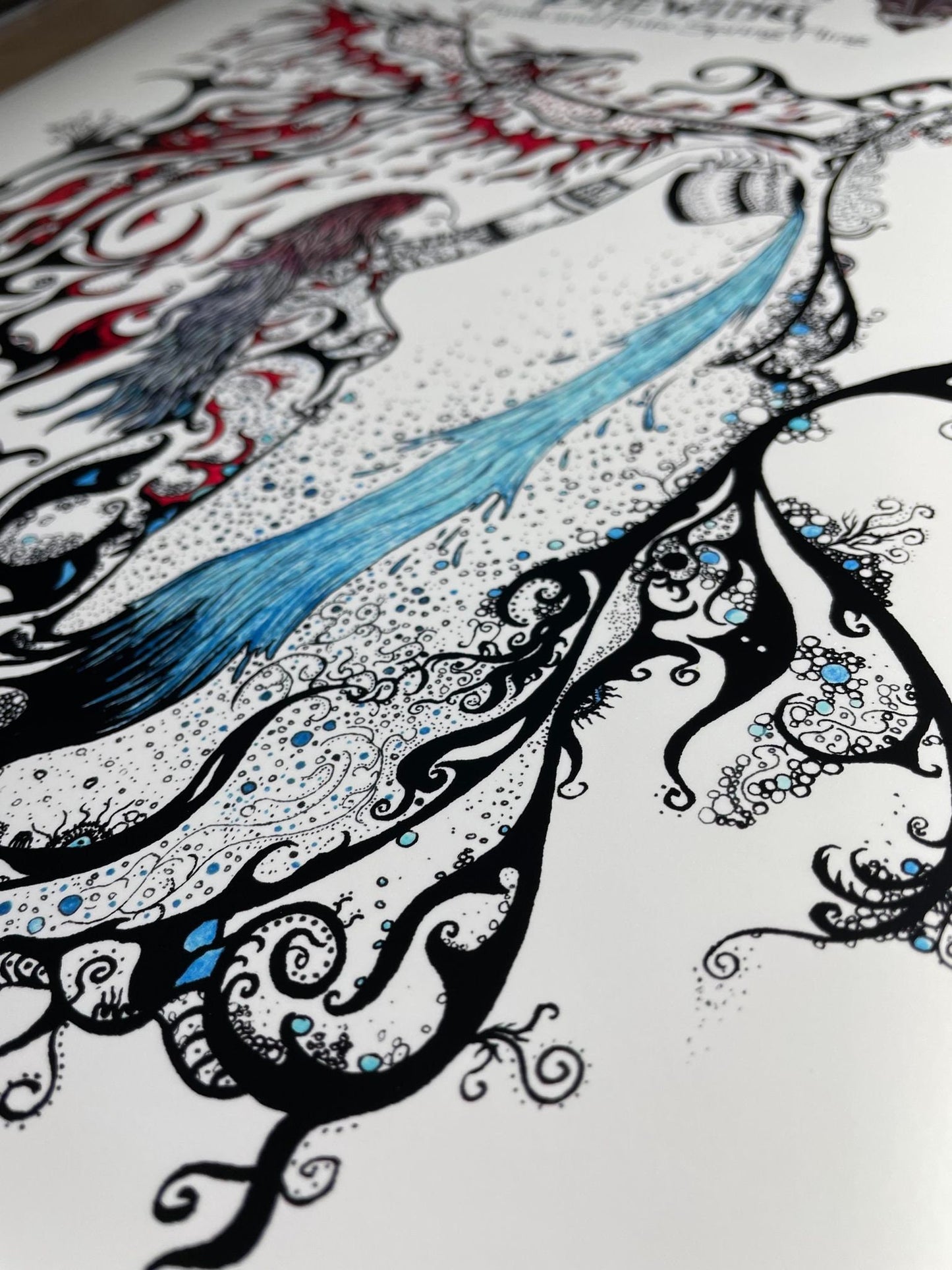 Heathen Brewing Pearlescent Foil Event Poster