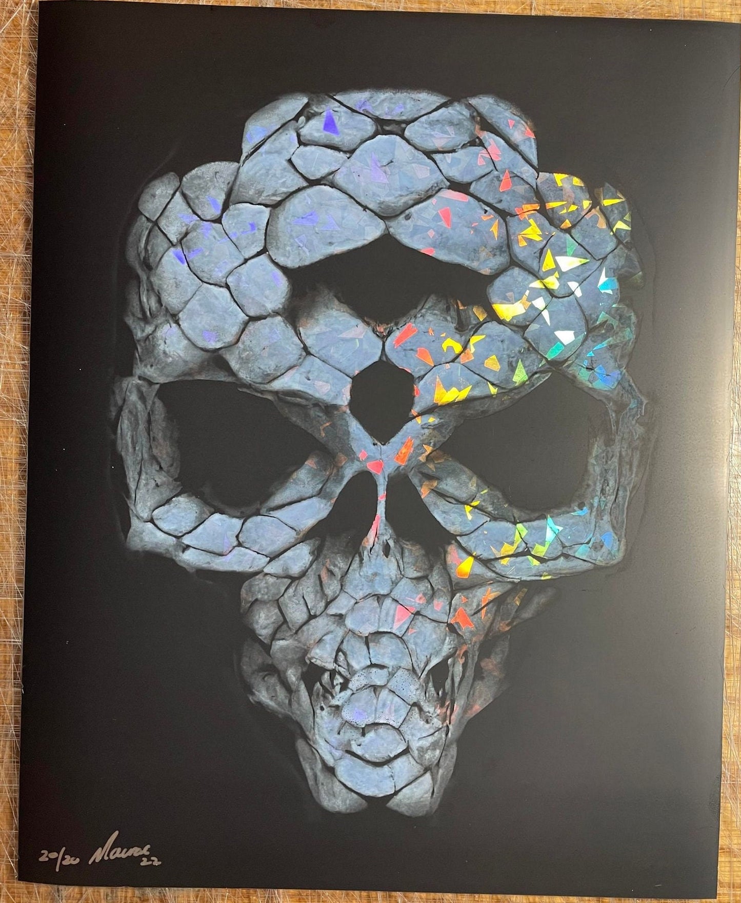 Third Eye Skull Vol II 8x10 Shatter Foil Main Edition AP (Artist Proof)
