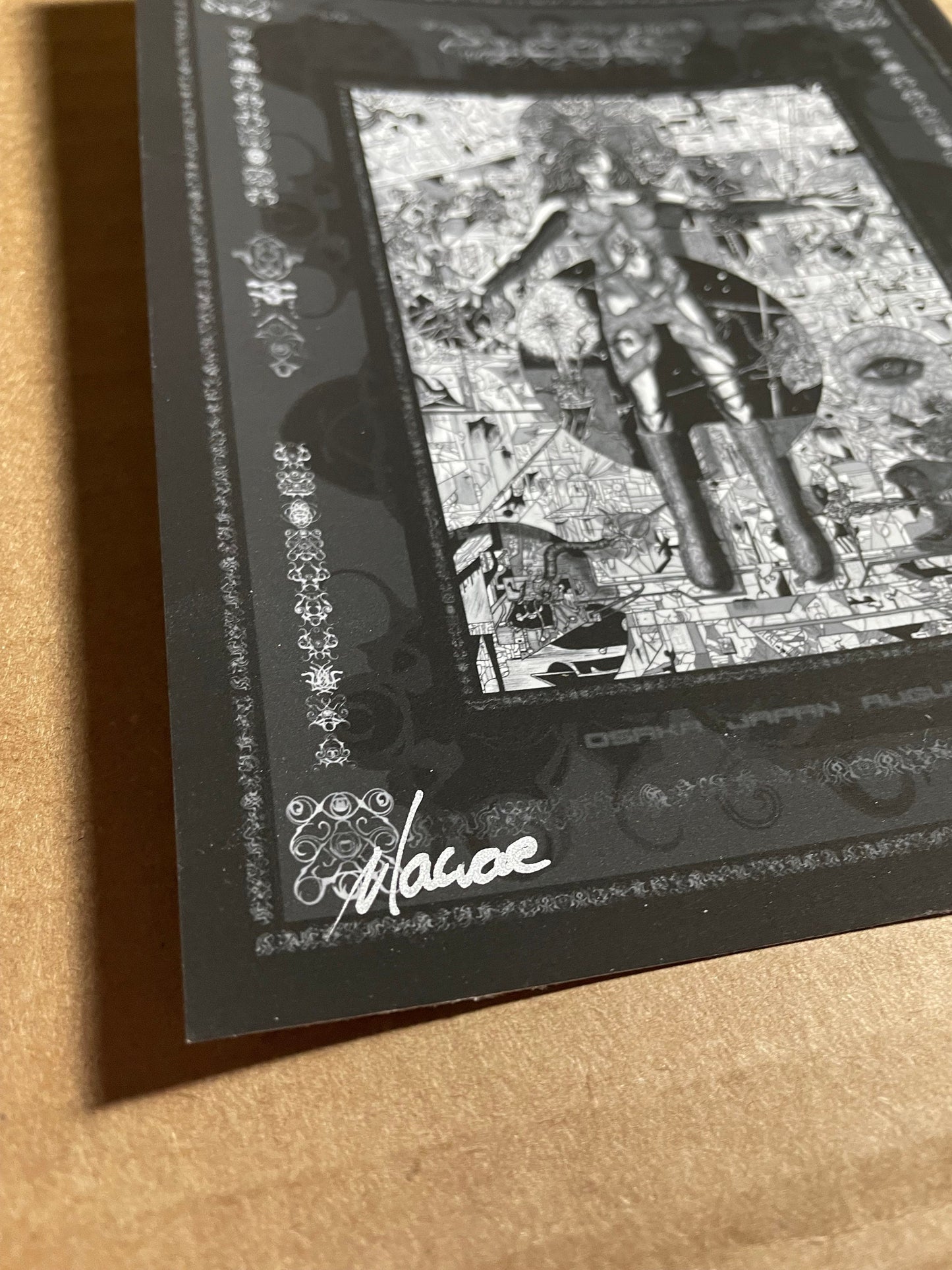 TOOL Osaka Japan 2006 Black and White Variant Handbill 5"X6"