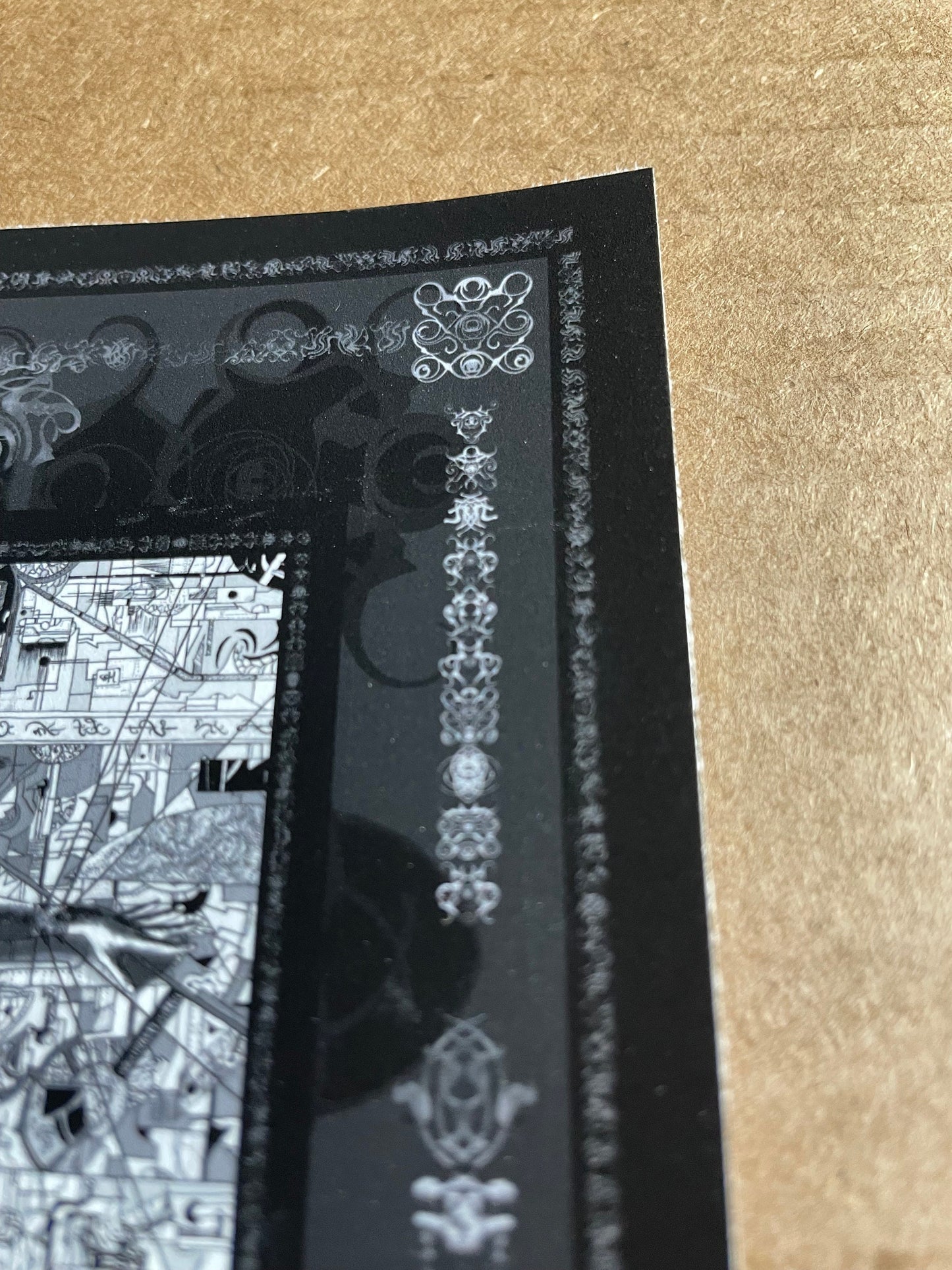 TOOL Osaka Japan 2006 Black and White Variant Handbill 5"X6"