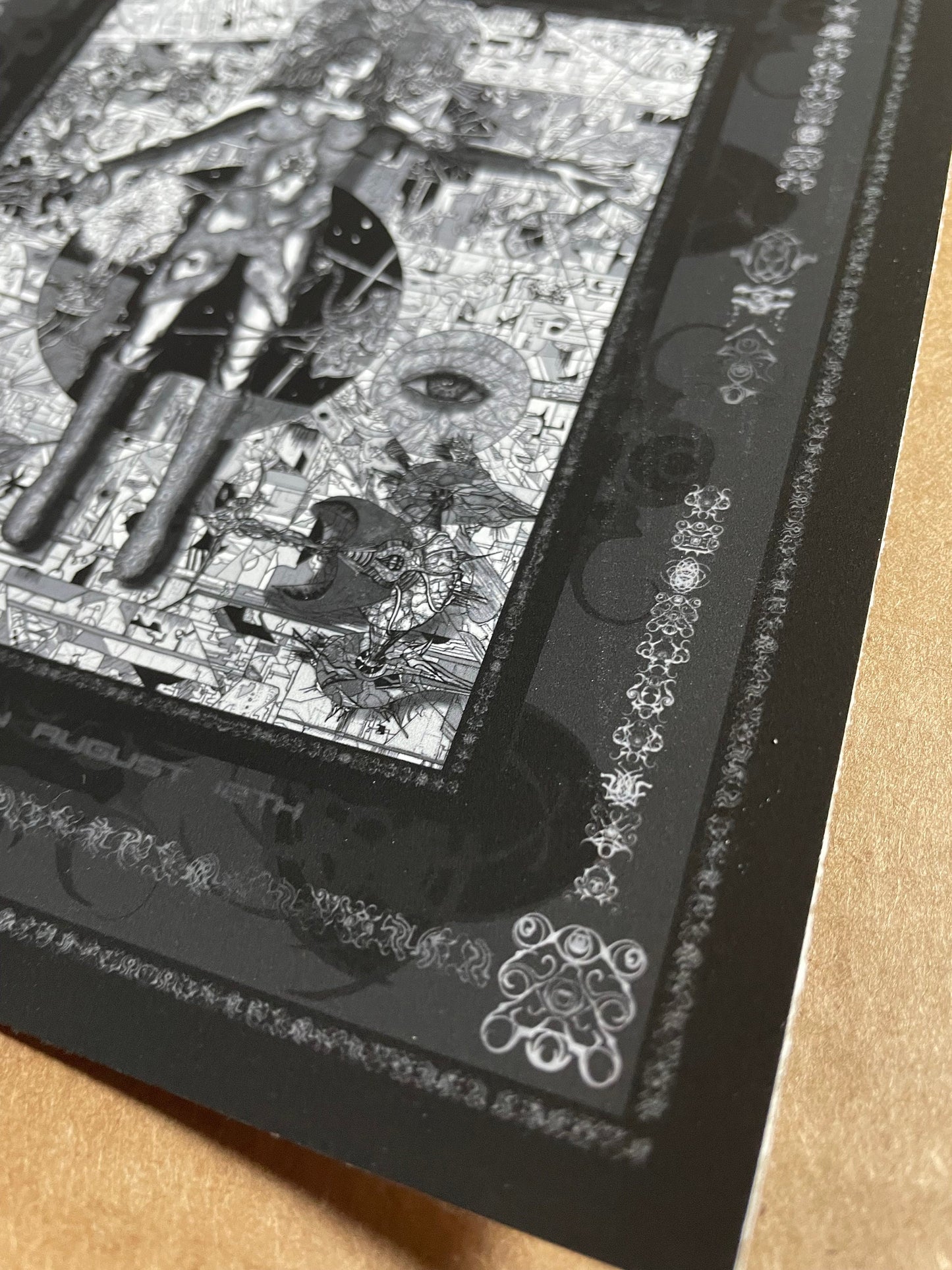 TOOL Osaka Japan 2006 Black and White Variant Handbill 5"X6"