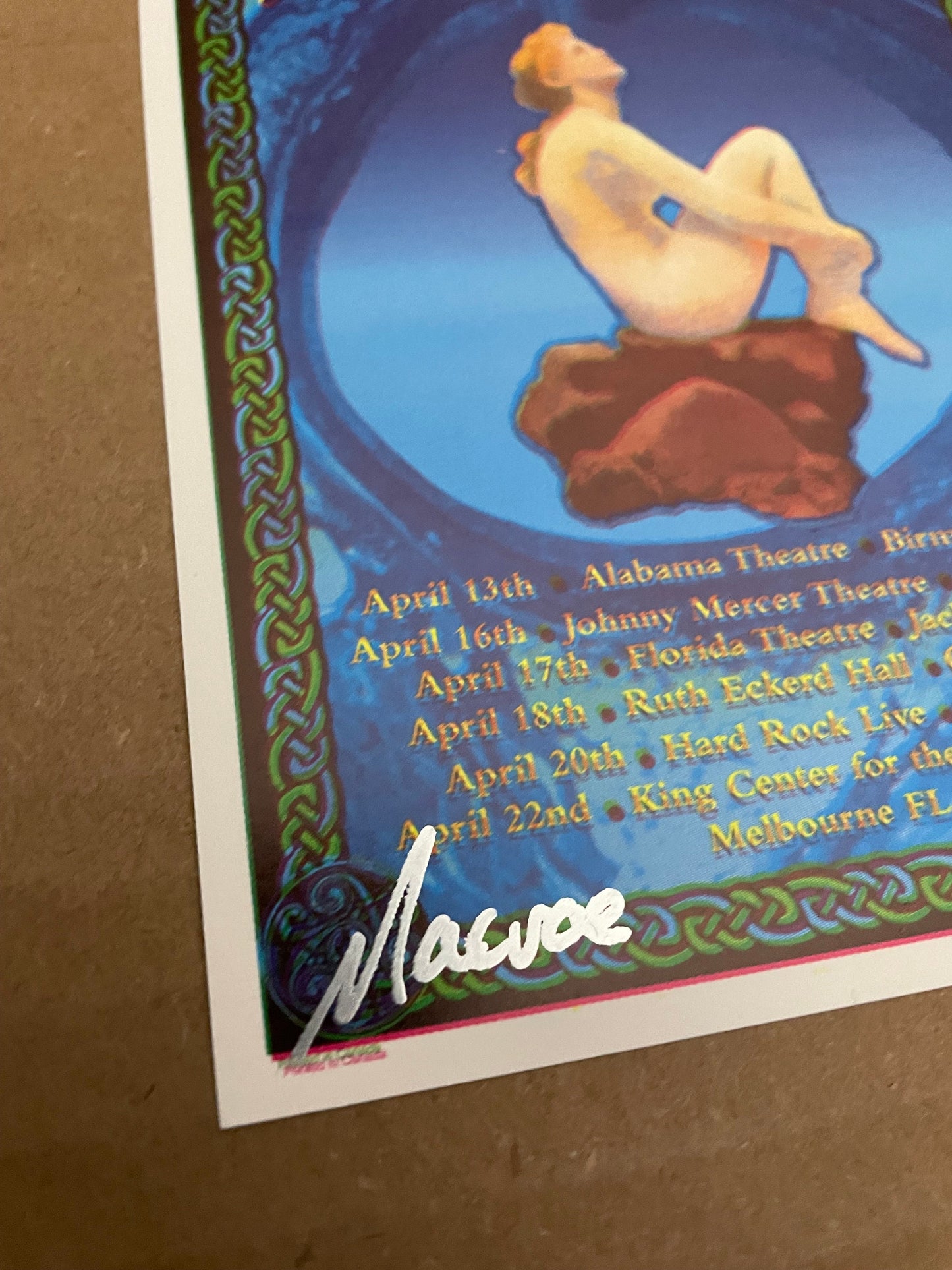 The Moody Blues 2001 Hall of Fame Tour original Handbill 4"X5.75"