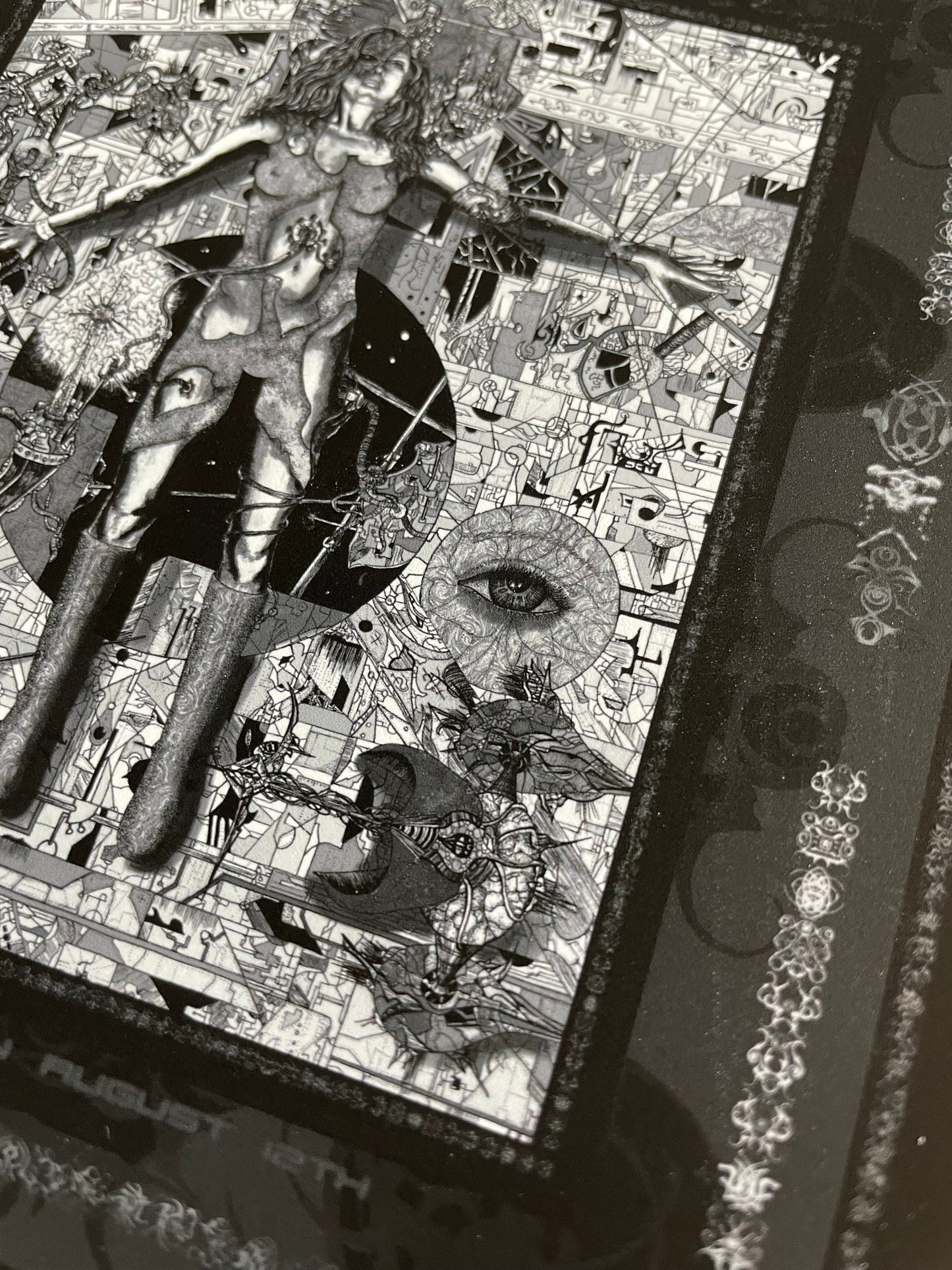 TOOL Osaka Japan 2006 Black and White Variant Handbill 5"X6"