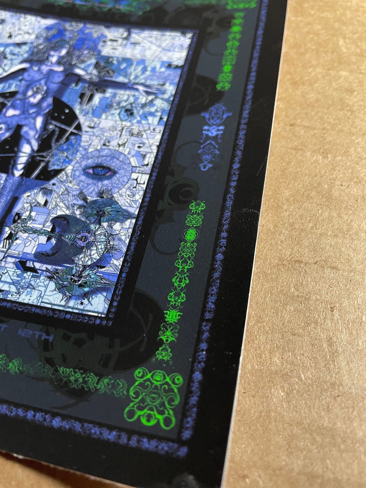 TOOL Osaka Japan 2006 Blue/Green Variant Handbill 5"X6"