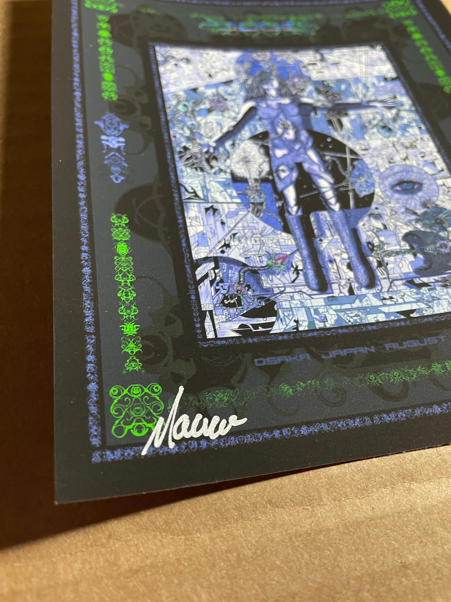 TOOL Osaka Japan 2006 Blue/Green Variant Handbill 5"X6"